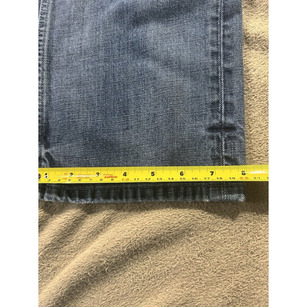 Jacob Davis UMA Jeans Womens 34 Blue Straight Leg Denim 100% Cotton - Picture 7 of 16